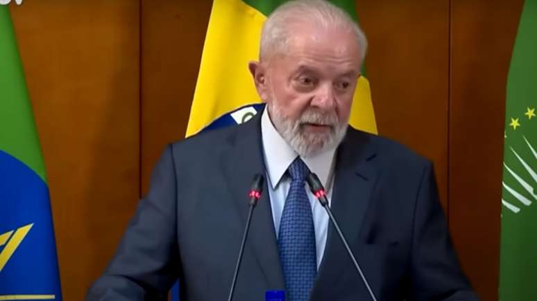 Lula discursou durante sua visita à Etiópia