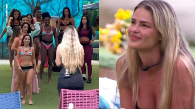 Sisters desfilam de biquíni para apoiar Yasmin Brunet no 'BBB 24'