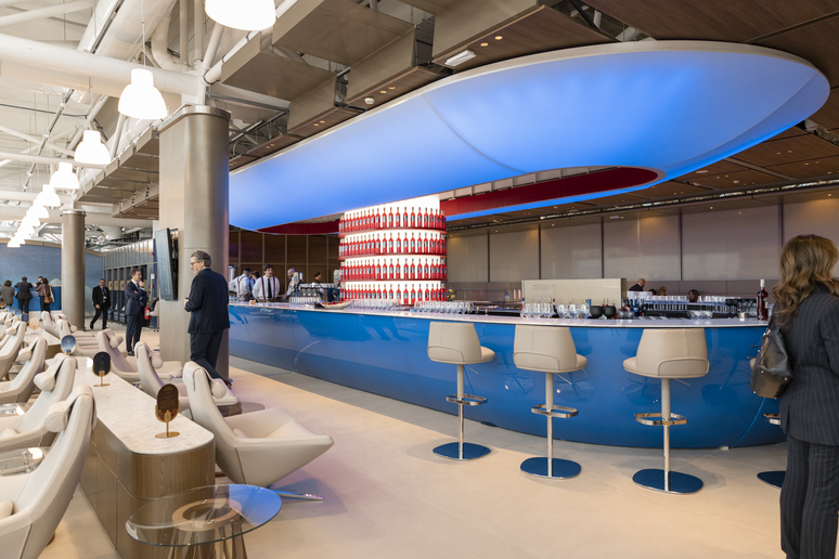 Hangar Lounge: design e tecnologia na fantástica sala vip da Ita Airways no terminal 1 de Fiumicino