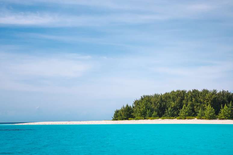 Ilha de Mnemba, no arquipélago de Zanzibar