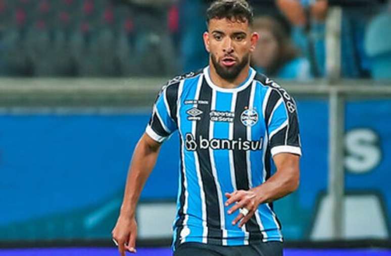 Lucas Uebel/Gremio FBPA - Legenda: Pepê busca se consolidar como titular no Grêmio, após 2023 recheado de lesões