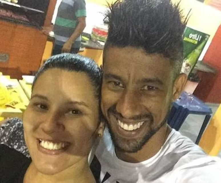 Lívia e Léo Moura juntos 