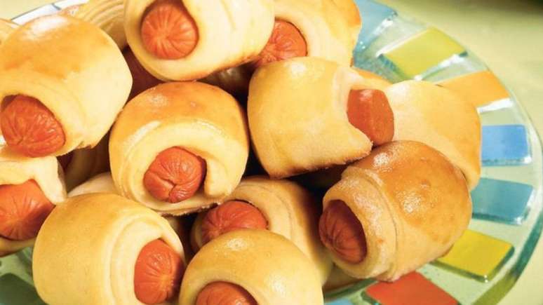 Sausage rolls for sale in a party kit