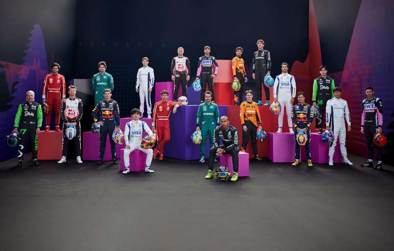 Os 20 pilotos da temporada 2024 da Fórmula 1