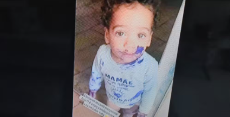 Calebe Jefferson, de 1 ano e 8 meses, morreu após um barranco cair sobre a casa em que estava durante um temporal