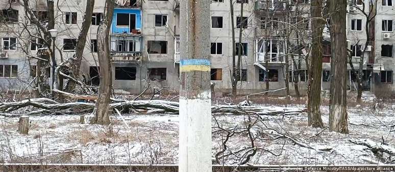A cidade de Avdiivka, no leste da Ucrânia, é a mais recente a ser conquistada pela Rússia