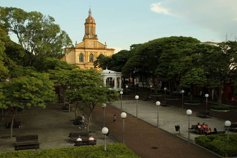 Praça da Matriz, em Itu 