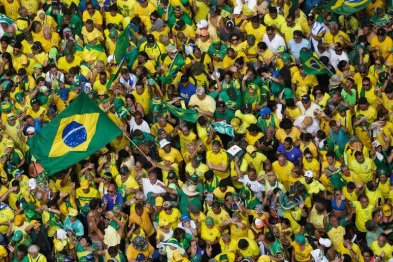 Manifestação na Avenida Paulista foi convocada após investigações sobre tentativa de golpe de Estado