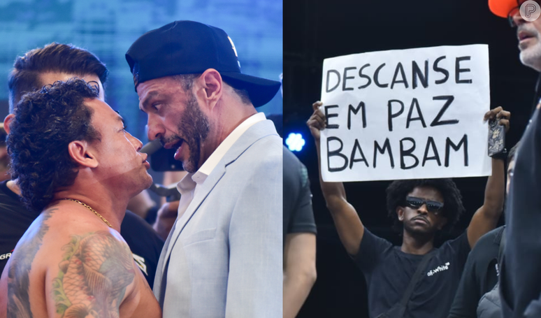 Luta de Popó e Bambam, vitória de MC Gui contra Nego do Borel e mais: veja fotos do Fight Music Show.
