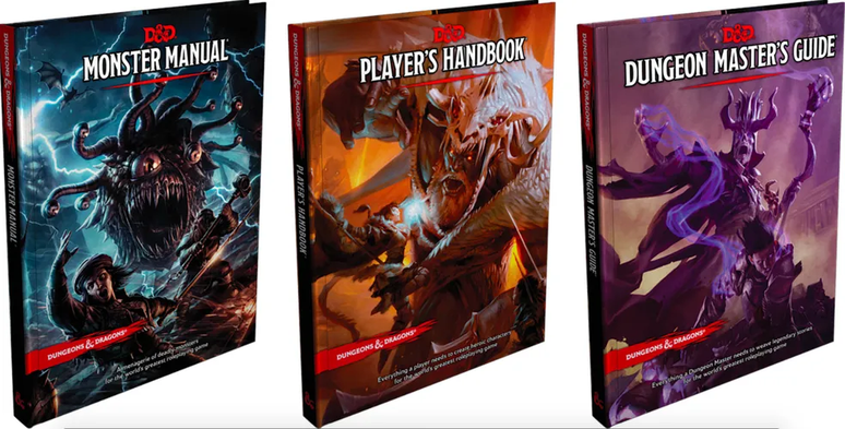 Módulos básicos de Dungeons & Dragons 5ª edição foram lançados em português do Brasil, assim como alguns outros suplementos