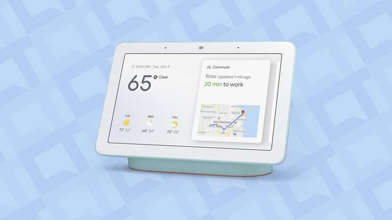 O Google Nest Hub usa o Fuchsia OS como seu SO (Imagem: Erick Teixeira/Canaltech)