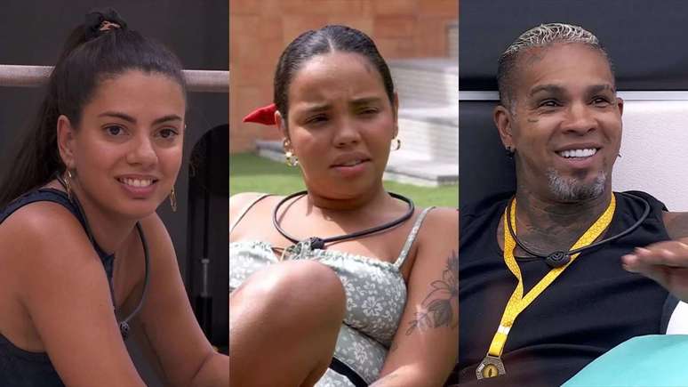 Fernanda, Pitel e Rodriguinho no 'BBB 24'