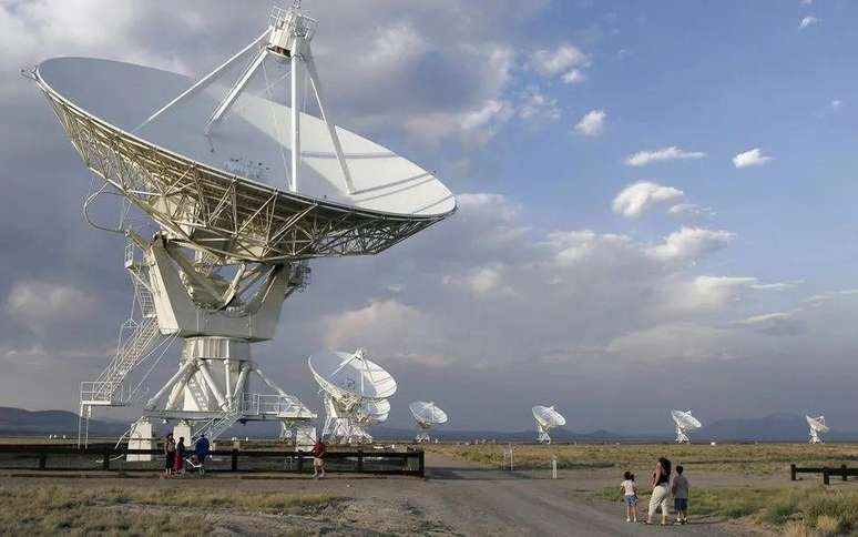 A Very Large Array no Novo México está em busca de sinais de vida alienígena