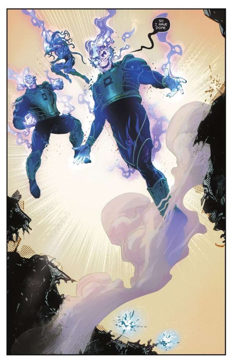 Os Radiant Dead podem acumular os poderes daqueles que eles absorvem (Imagem: Reprodução/DC Comics)