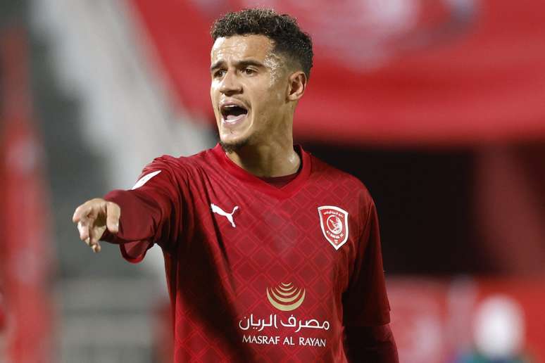 Atualmente, Philippe Coutinho joga pelo Al Duhail, do Catar 