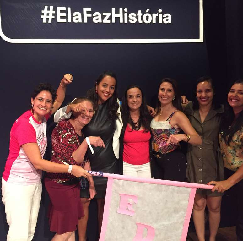 O projeto 'Ela Vence' inicialmente se chamava 'Ela Faz Hist&oacute;ria'