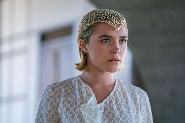 Florence Pugh aparece pouco, mas tem papel importante na trama de Duna: Parte 2 (Imagem: Divulgação/Warner Bros)