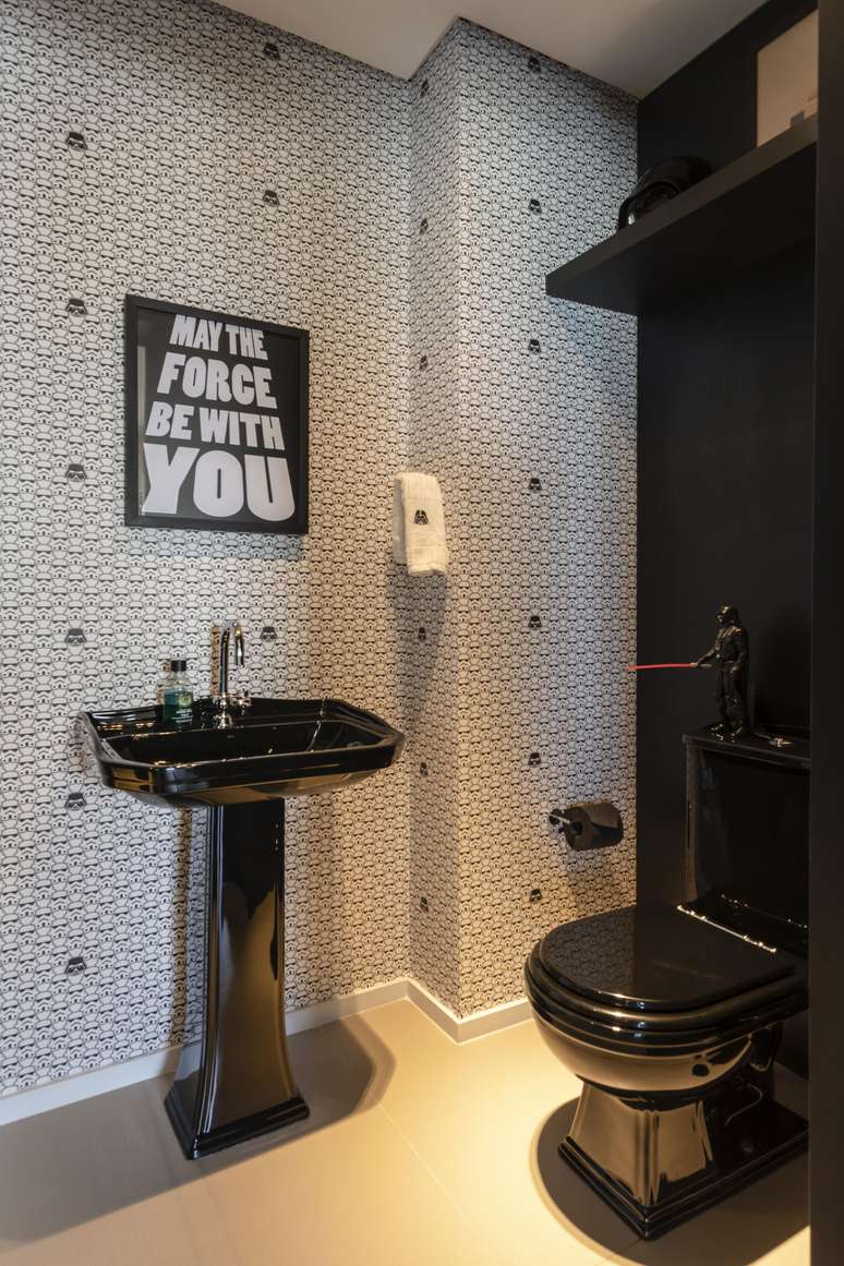 Tema Star Wars deixa o ambiente l&uacute;dico e enigm&aacute;tico | Projeto: Marina Carvalho Arquitetura