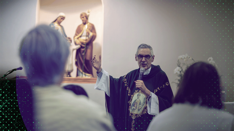 Padre Licio, pároco na Zona Leste de São Paulo, viu no suicídio do pai uma motivação para se especializar no tema