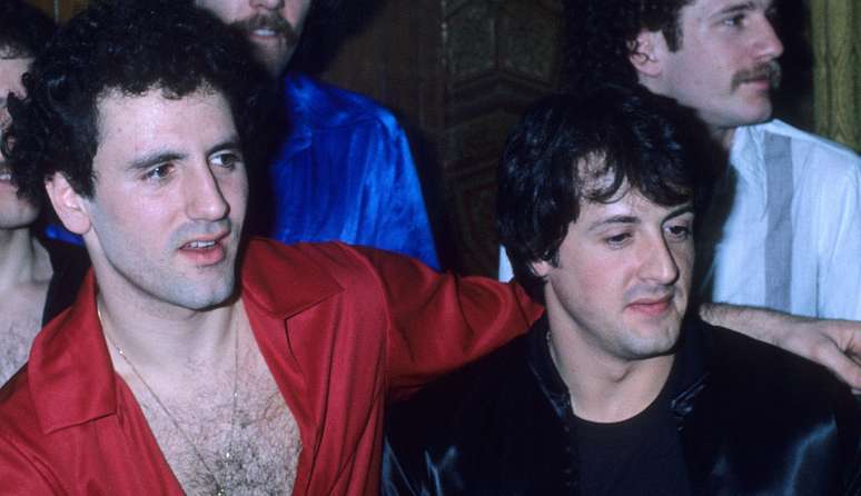 Os irmãos Frank Stallone Jr. e Sylvester Stallone