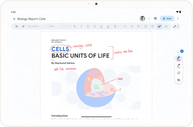 Google Docs ganha opção para desenhar e grifar documentos (Imagem: Divulgação/Google)