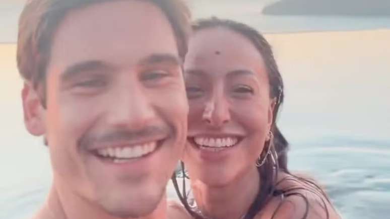 Nicolas Prattes e Sabrina Sato