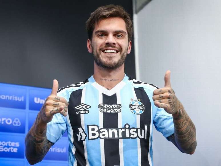 Nathan não engrena com a camisa do Grêmio (Foto/Reprodução: Grêmio)