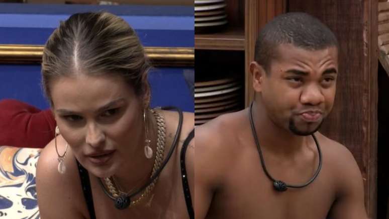 Yasmin Brunet e Davi no 'BBB 24'