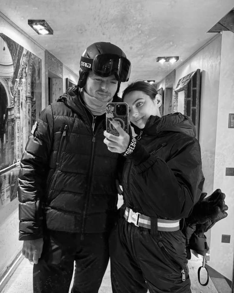 Max Verstappen de f&eacute;rias com a namorada Kelly Piquet, filha do ex-piloto brasileiro Nelson Piquet.