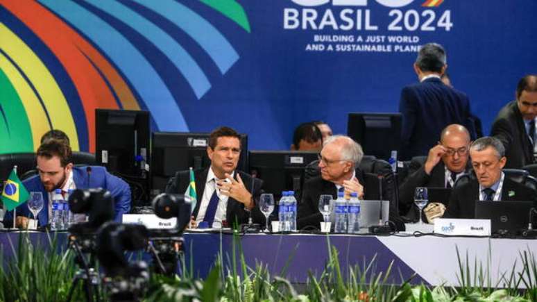 Reunião de ministros das Finanças do G20 em São Paulo