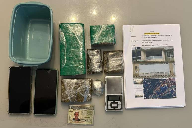 Polícia Civil apreendeu grande quantidade de drogas durante operação