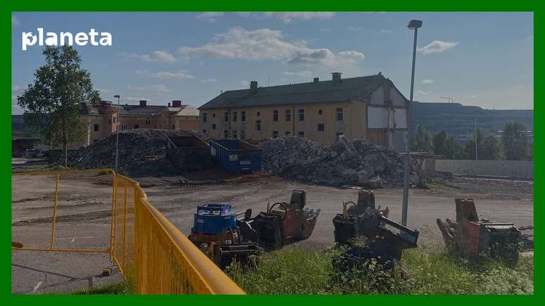 Um projeto foi criado para mover o centro de Kiruna de lugar até 2025