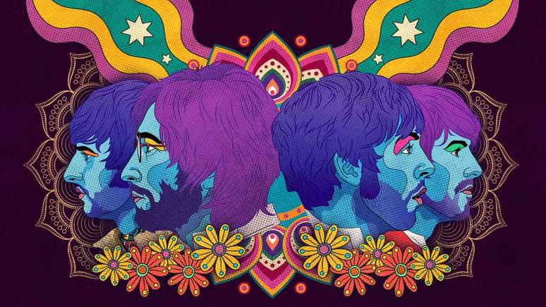 ‘Os Beatles e a Índia’ (HBO MAX/Divulgação)