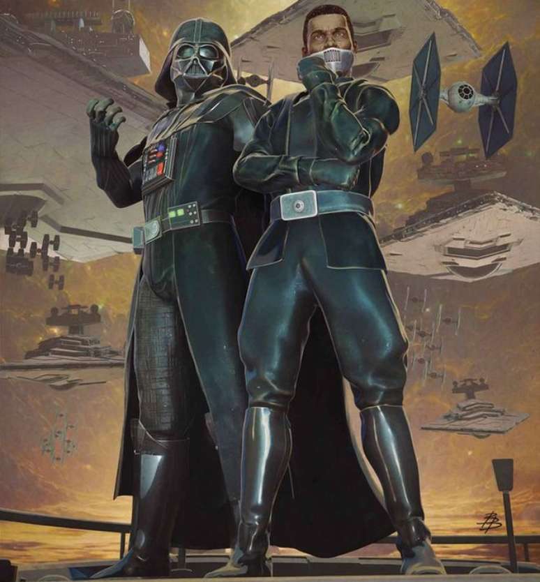 Para evitar novas falhas, Vader se alia com poderosos aliados contra Palpatine (Imagem: Reprodução/Marvel Comics)