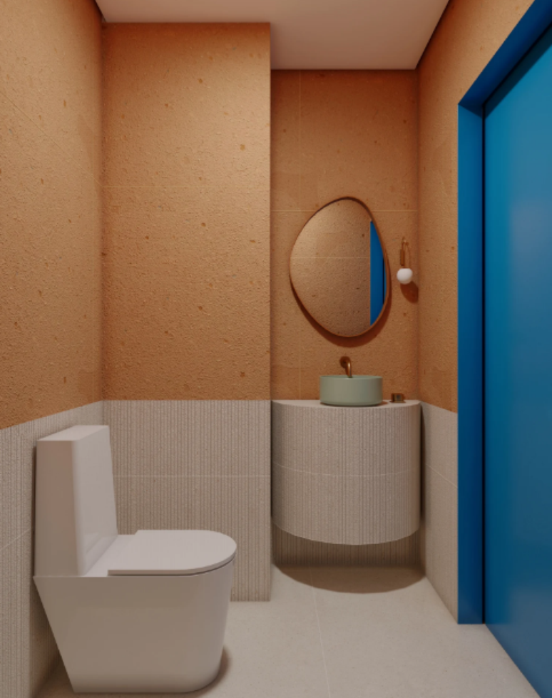 10. Busque por marcas confiáveis na hora de comprar a pia para banheiro pequeno – Projeto: Mazatto Arquitetura e Interiores