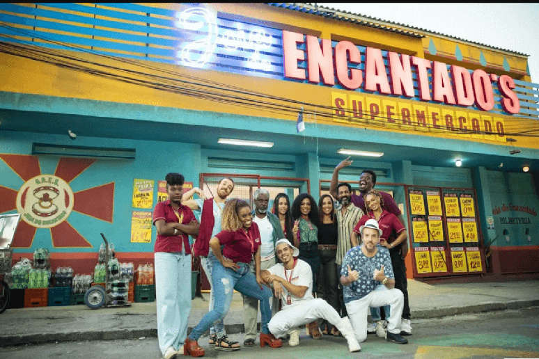 Na segunda temporada de “Encantados”, os irmãos Olímpia e Eraldo continuam batalhando pelo supermercado 