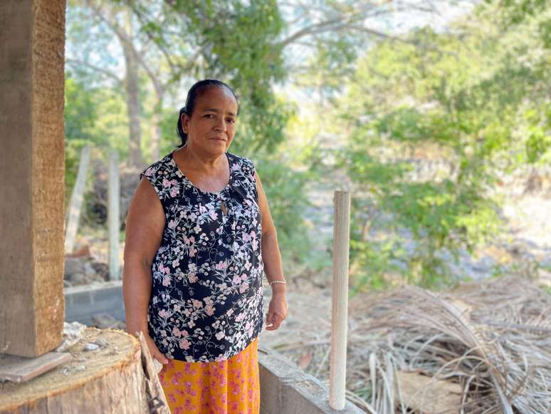 A família de Paula del Carmen Álvarez está entre as 25 que temem ser despejadas das terras onde vivem há décadas