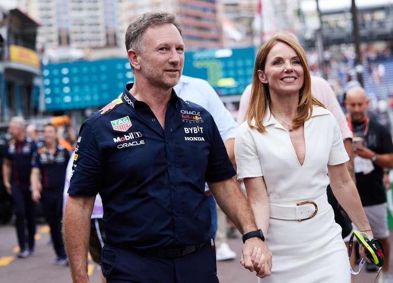 Christian Horner e a ex-Spice Girl Geri Halliwell