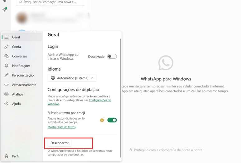 Como Sair Do Whatsapp Desktop E Web Encerrar Sess O