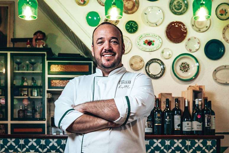 Chef Rodrigo Castelo, à frente do Ó Balcão há 10 anos