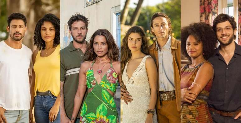 Casais de recentes novelas das 21h da Globo: teledramaturgia da emissora sofre com altos e baixos no Ibope e público cada vez mais exigente