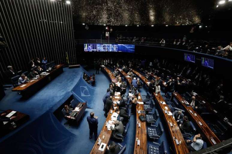 Plenário do Senado, no Congresso Nacional, em Brasília