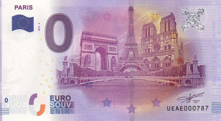 Nota de 0 euro