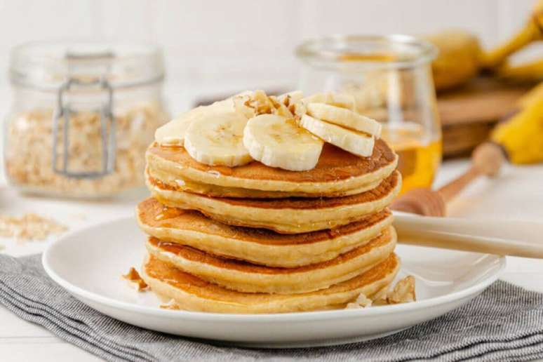 Panqueca com farinha de am&ecirc;ndoas &eacute; uma op&ccedil;&atilde;o para quem n&atilde;o pode consumir gl&uacute;ten 