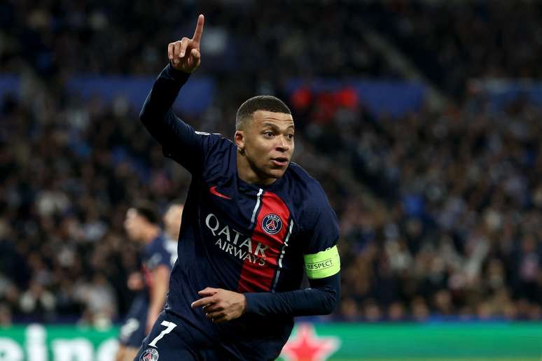 Mbappé se destaca pelo PSG 