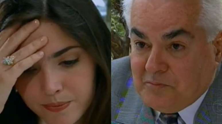 Andréa e Giacomini (Reprodução/Globo)