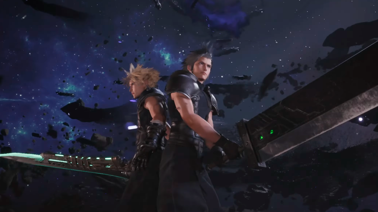 Zack se reúne com Cloud para lutar contra Sephiroth