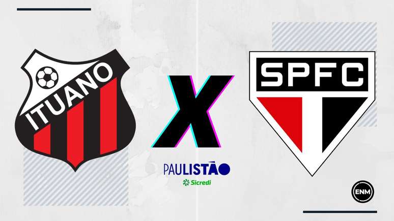 Ituano x São Paulo jogam pelo Paulistão. 