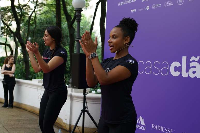 Treino funcional com Instituto Cau Saad, na Casa Clã 2024 |