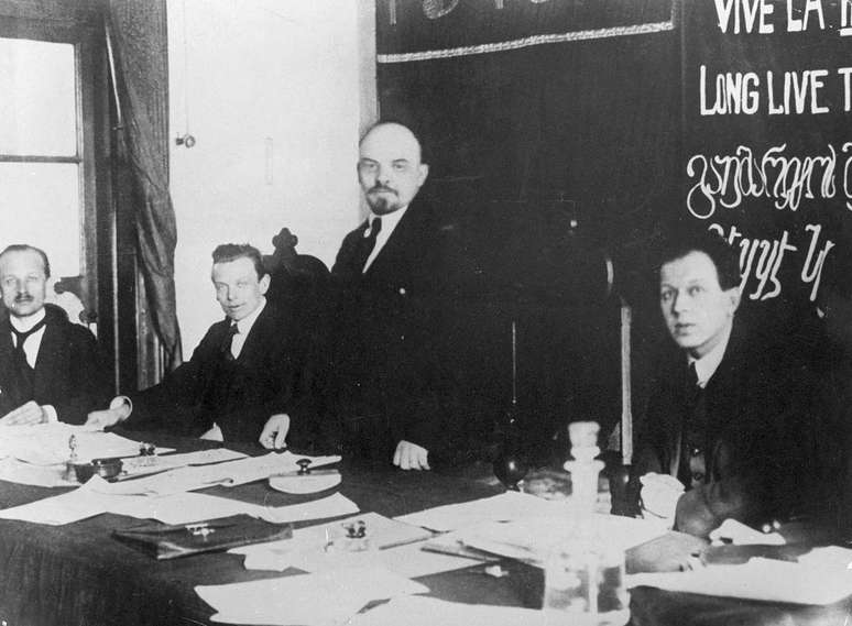 Lênin presidiu o Primeiro Congresso da Internacional Comunista em 1919